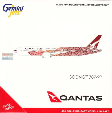 GEMGJ2385 1:400 Gemini Jets Qantas B787-9 Reg #VH-ZND 'Yam Dreaming' (pre-painted/pre-built)