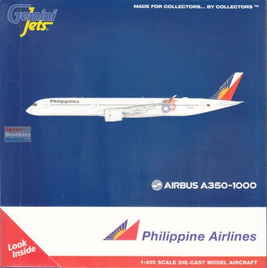 GEMGJ2397 1:400 Gemini Jets Philippine Airlines A350-1000 Reg #RP-C3510 '85 Years' (pre-painted/pre-built)