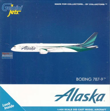 GEMGJ2400 1:400 Gemini Jets Alaska Airlines B787-9 Reg #N784HA (pre-painted/pre-built)