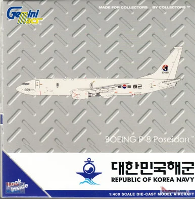 GEMGM123 1:400 Gemini Jets Republic of Korea P-8 Poseidon Reg #230921 (pre-painted/pre-built)