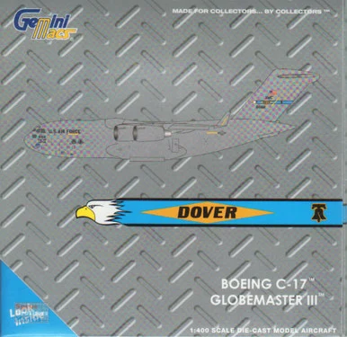 GEMGM143 1:400 Gemini Jets C-17 Globemaster III #06-6168 Dover AFB (pre-painted/pre-built)