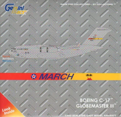 GEMGM148 1:400 Gemini Jets C-17 Globemaster III #05-5144 March AFB (pre-painted/pre-built)