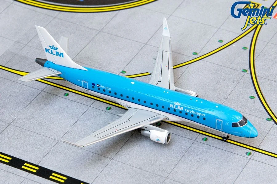 GeminiJets 1/400 KLM Royal Dutch Airlines Embraer ERJ-175 Diecast Model