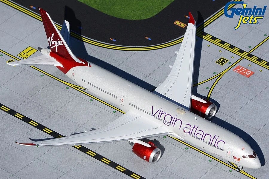 GeminiJets Virgin Atlantic Boeing 787-9 (G-VZIG) 1/400 Scale Diecast Airplane Model