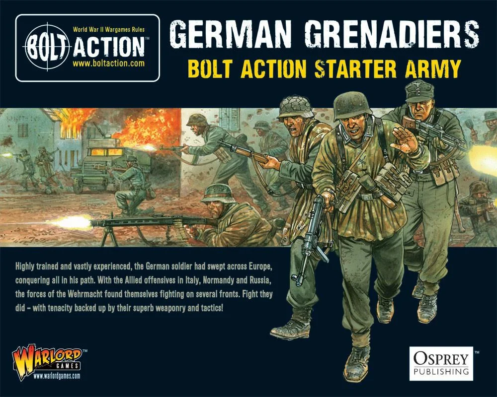 Warlord Games Bolt Action German Grenadiers Starter Army (28mm Scale WWII Figures)