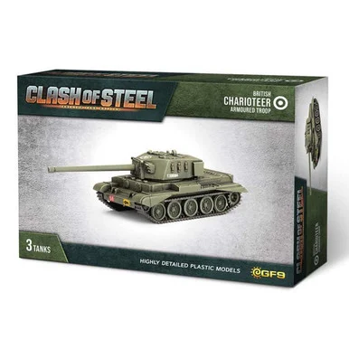 Clash of Steel: Charioteer Medium Tank Troop - Battlefront Miniatures - BFM