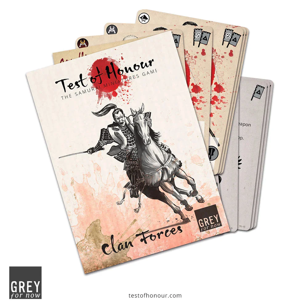 Test of Honour Clan Forces Card Set - Grey For Now Games