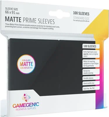 MATTE Prime Sleeves: Black - GG1030