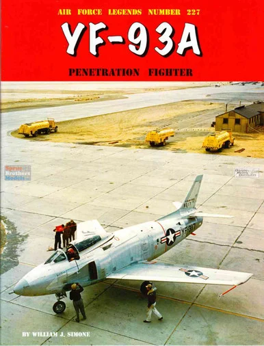 GIN227 Air Force Legends #227 - YF-93A Penetration Fighter