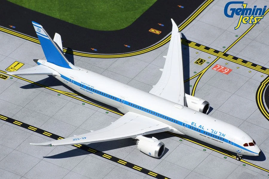 Boeing 787-9 El Al Israel Airlines (4X-EDF) 1:400 Scale Model