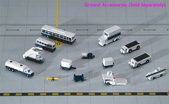 14 Piece Airport Ground Accessories Set 1/400 Scale Models - Gemini Jets