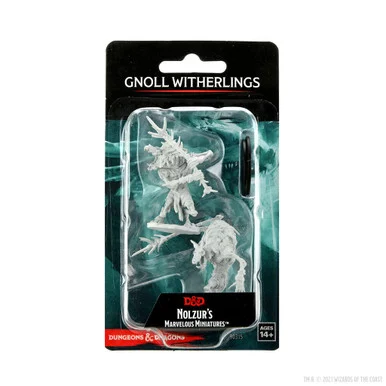 Wizkids 90315 Dungeons & Dragons Nolzur`s Marvelous Unpainted Miniatures: Gnoll Witherlings