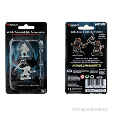Wizkids 90180 Magic the Gathering Unpainted Miniatures: Goblin Guide & Goblin Bushwhacker