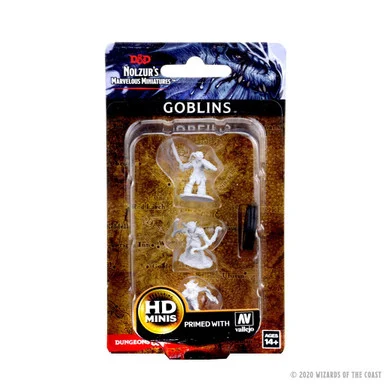 Wizkids 72556 Dungeons & Dragons Nolzur`s Marvelous Unpainted Miniatures: Goblins