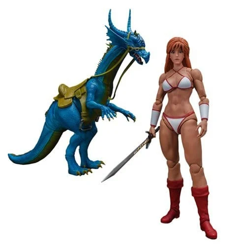Golden Axe Tyris Flare & Blue Dragon 1:12 Scale Action Figure - Storm Collectibles