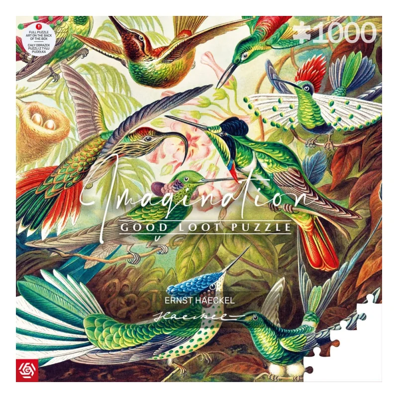 Ernst Haeckel puzzle Imagination Hummingbirds/Kolibry (1000 pieces) - Good Loot