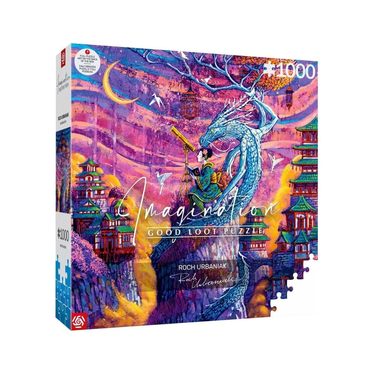 Imagination Series Roch Urbaniak Sakura i Ryu Puzzle (1000 pieces) - Good Loot