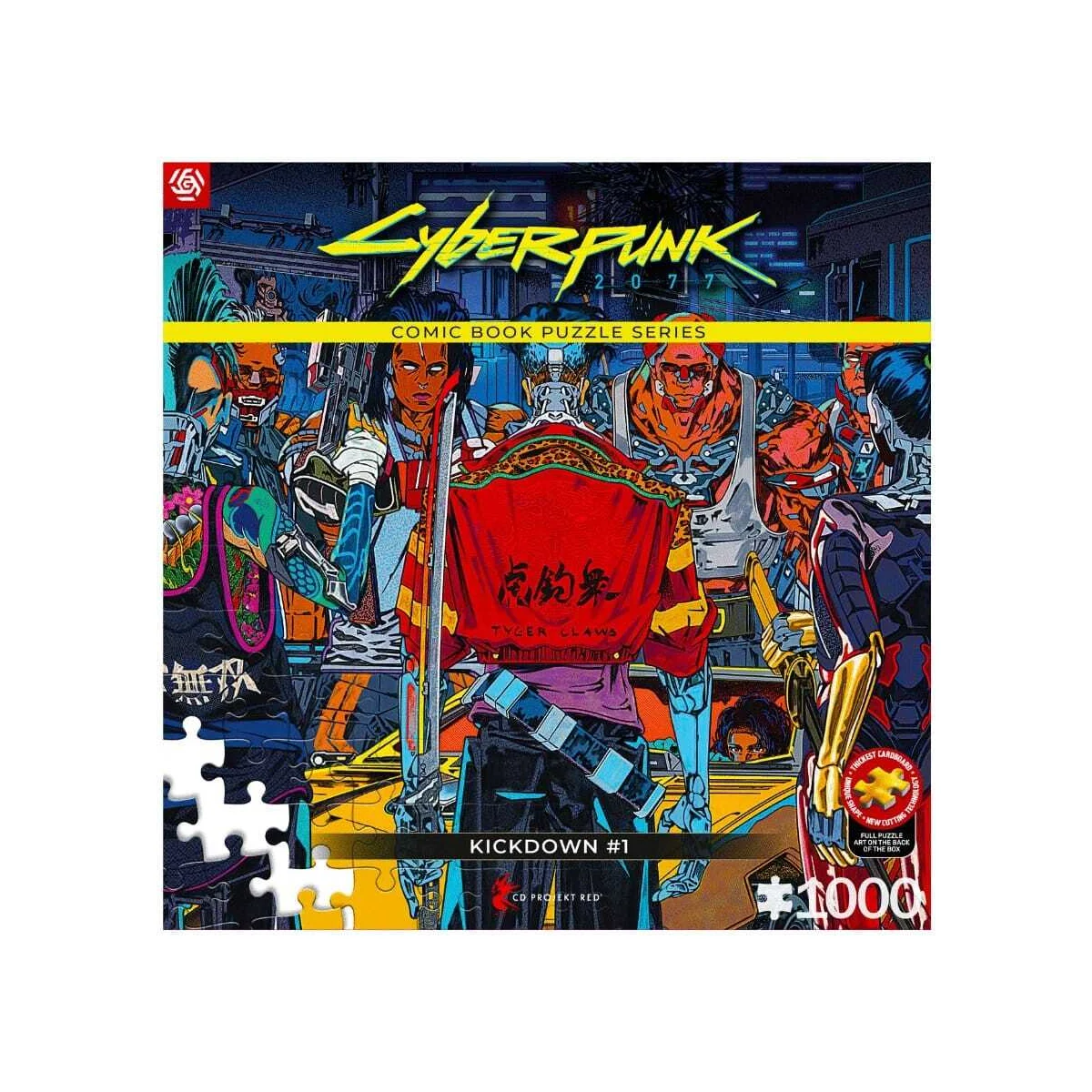 Cyberpunk 2077 Kickdown puzzle (1000 pieces) - Good Loot