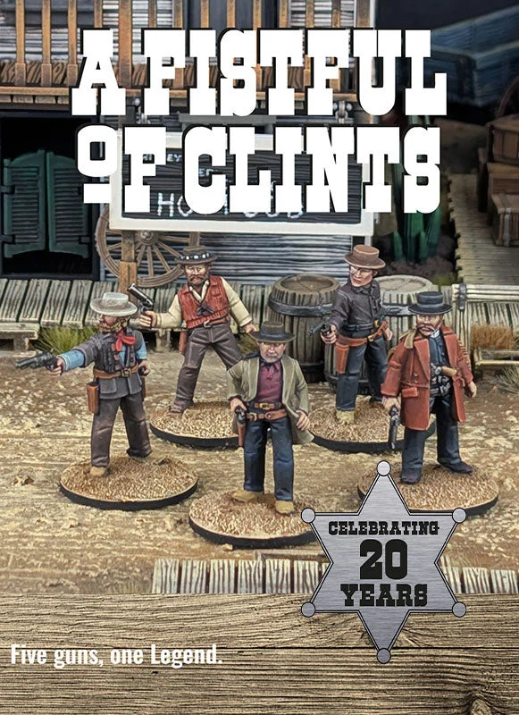 Great Escape Games Dead Man’s Hand A Fistful of Clints 28mm Scale Metal Figures