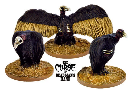 Great Escape Games Dead Man’s Hand Corpse Carrion Set 28mm Scale Metal Figures
