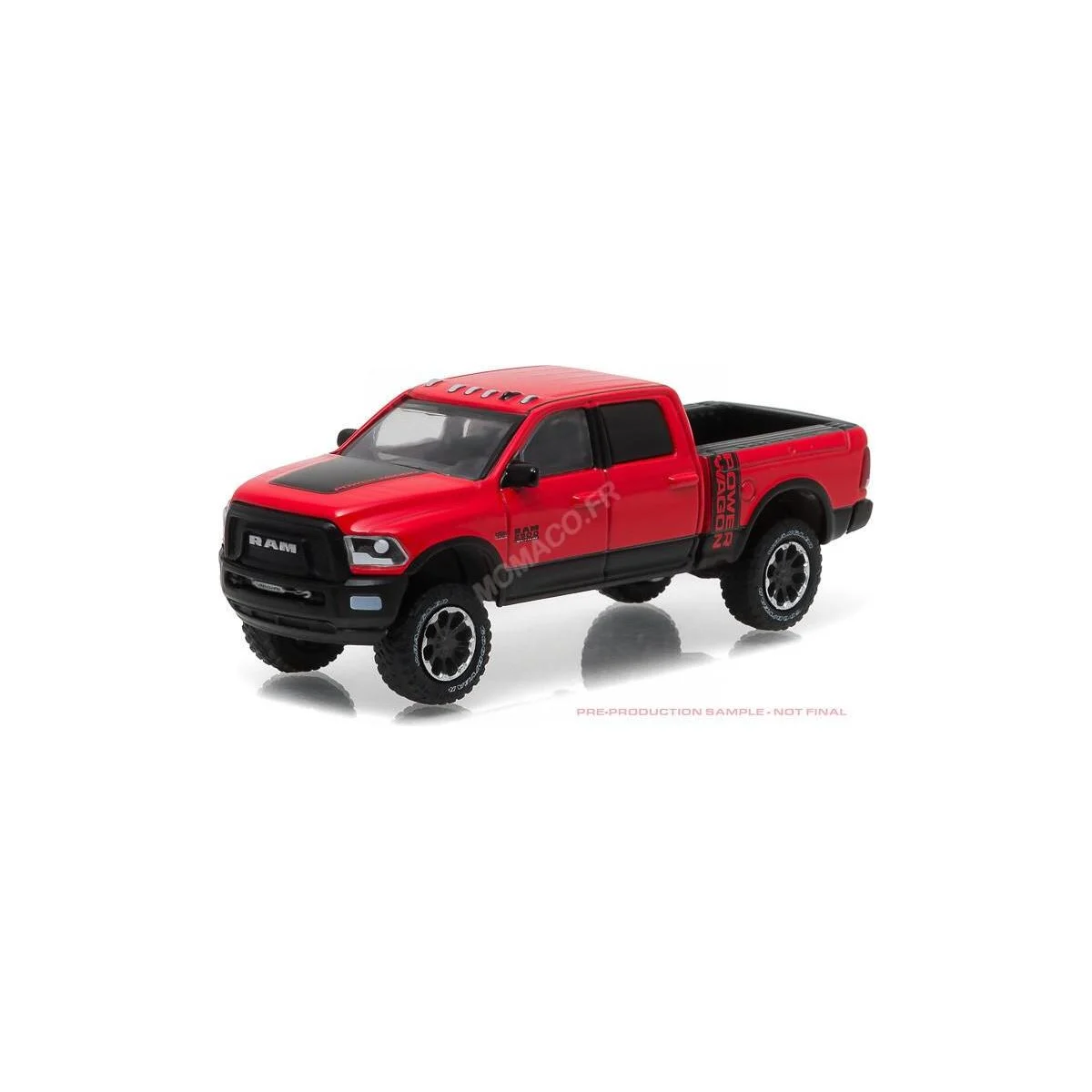 Dodge ram 2500 power wagon 2017 red Die cast - GREENLIGHT