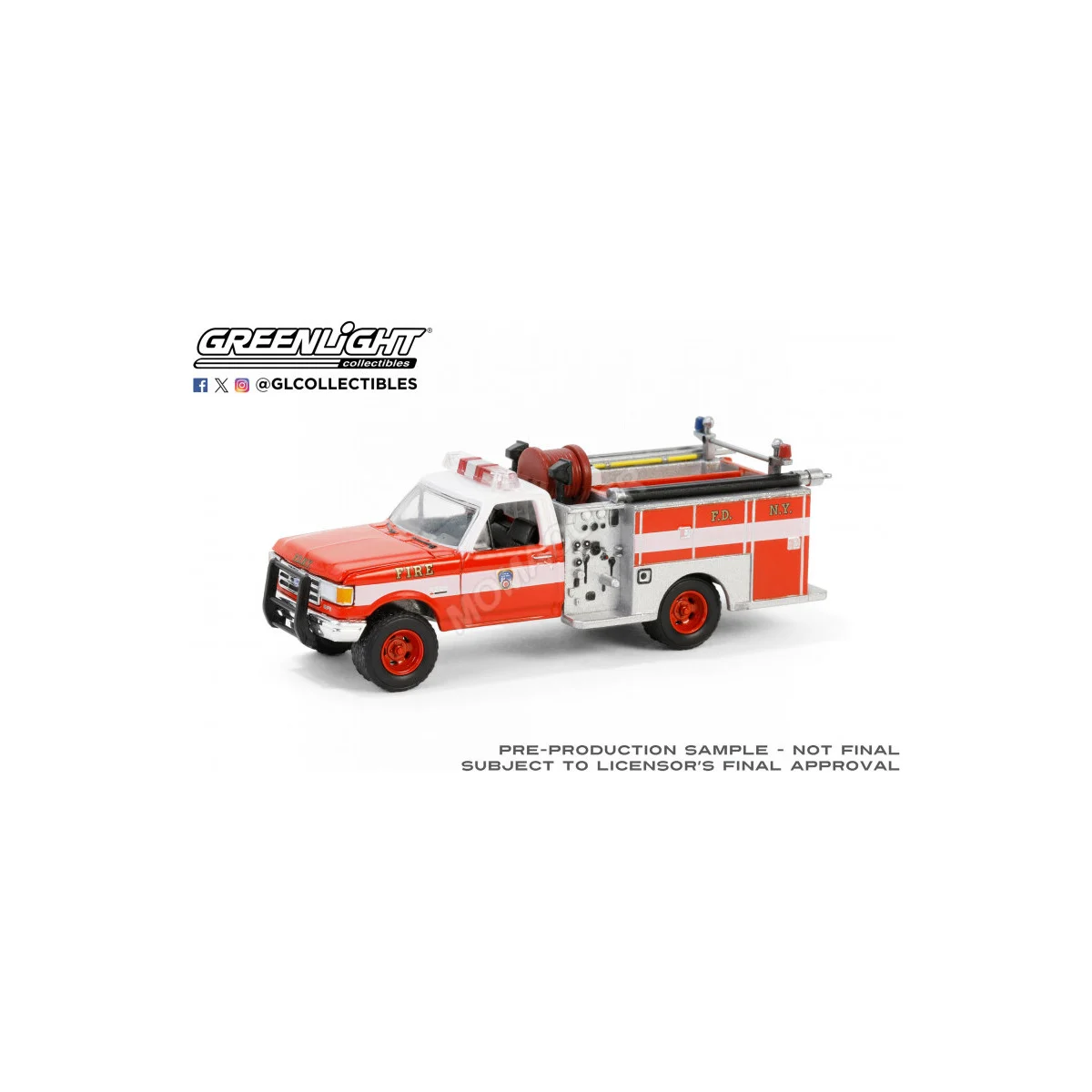 Ford f-350 1987 "the official fire department city of new york" (fdny) - 160th anniversary (sold out)