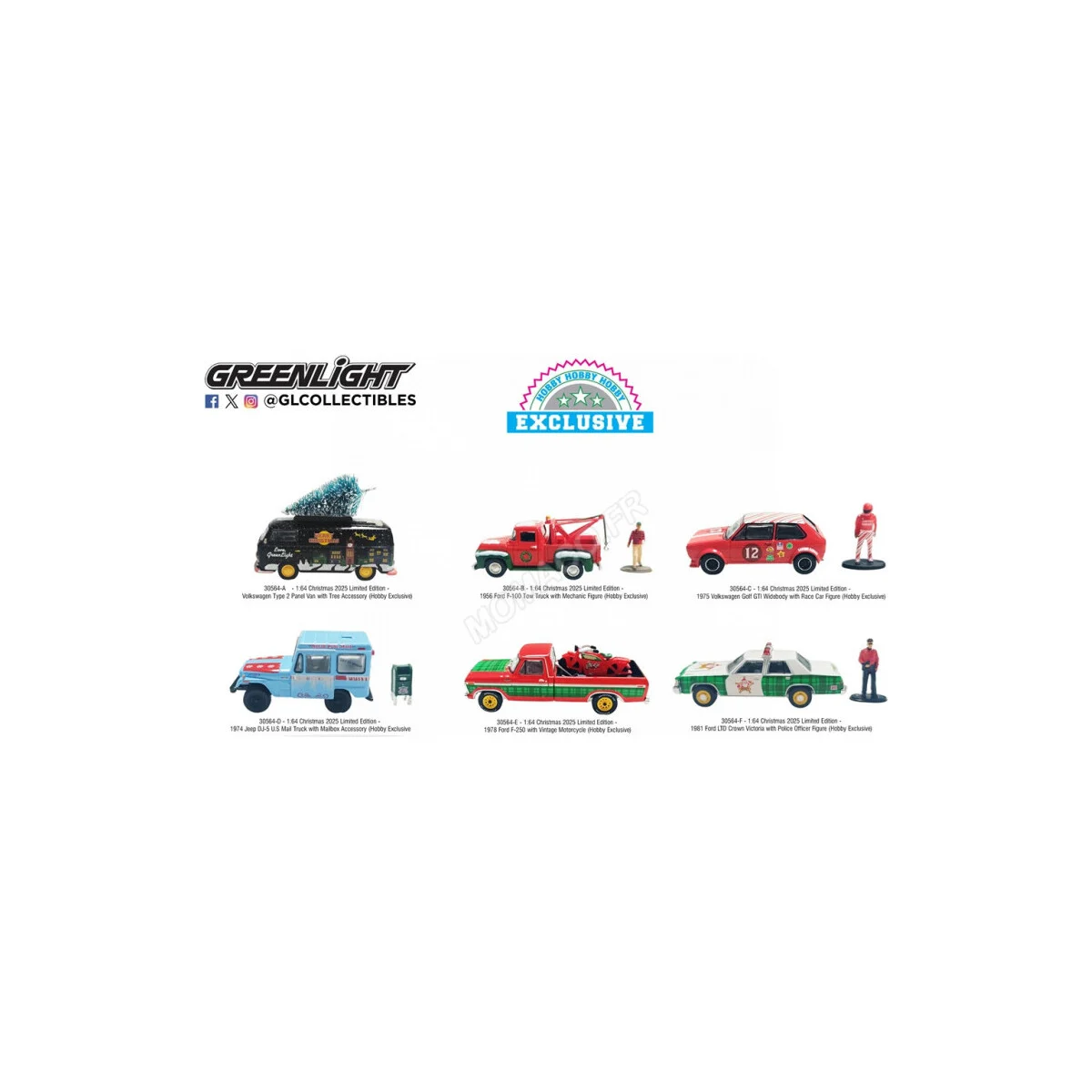 6-piece set: christmas collection 2025 - series 01 Die cast