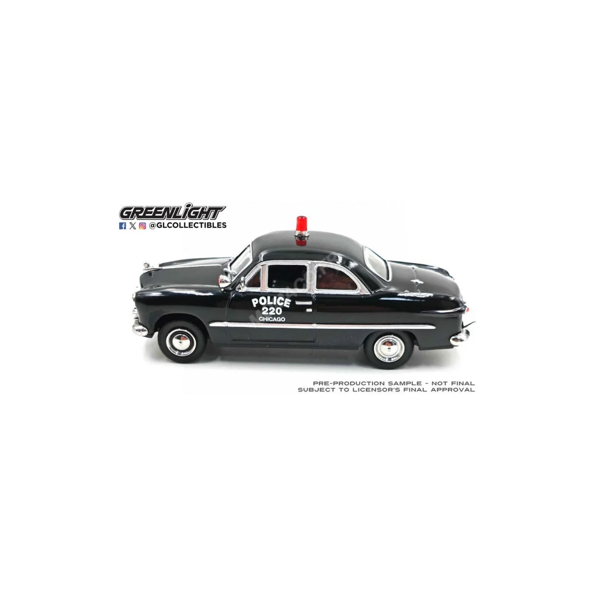 Ford 1949 "chicago police department" (out of stock) Die cast - GREENLIGHT