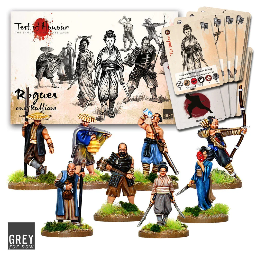 Grey For Now Games Test of Honour Rogues and Ruffians 28mm Scale Metal Figures