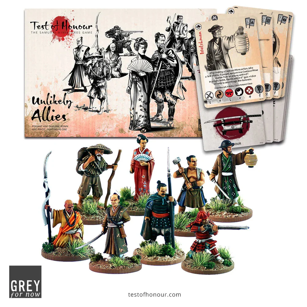 Grey For Now Games Test of Honour Unlikely Allies 28mm Scale Metal Figures