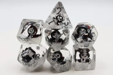 Foam Brain Games 2386 Grim Reaper RPG Dice Set - FoamBrain