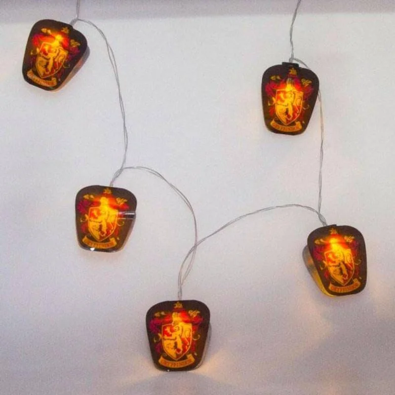 Harry Potter String Lights Gryffindor Crests - Groovy