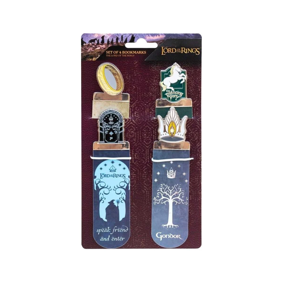The Lord of the Rings Bookmarks Set of 4 - Grupo Erik