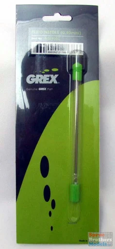 GRXA024050 Grex Fluid Needle 0.50mm (TG5/TS5 Part #14)