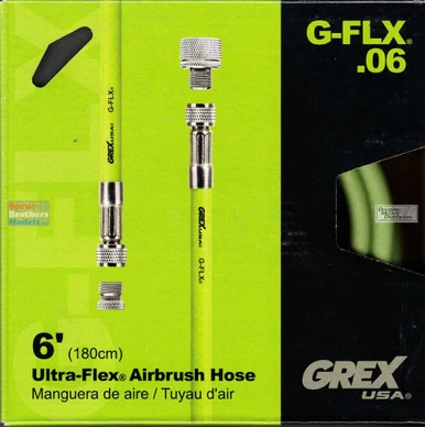 GRXGFLX06 Grex 6-foot (180cm) Ultra-Flex Airbrush Hose