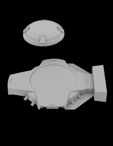 Green Strawberry 1/537 Scale Miranda Class - Navigation Deflector & Sensor