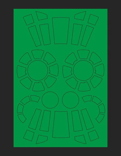 Green Strawberry 1/72 Scale Millennium Falcon (Mask) - Bandai (Pg)