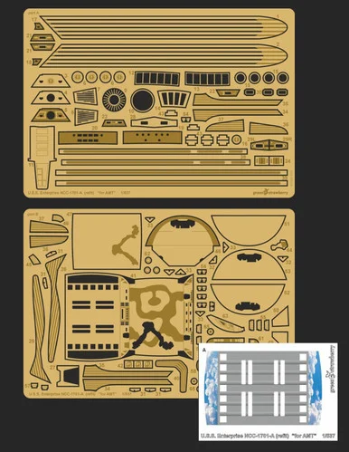 1/537 Green Strawberry USS Enterprise NCC-1701-A (refit) for AMT Upgrade Set