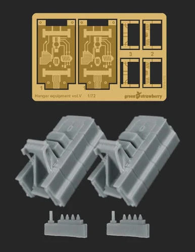 1/72 Green Strawberry Hangar eqipment vol.V - Hangar Transporter Upgrade Set