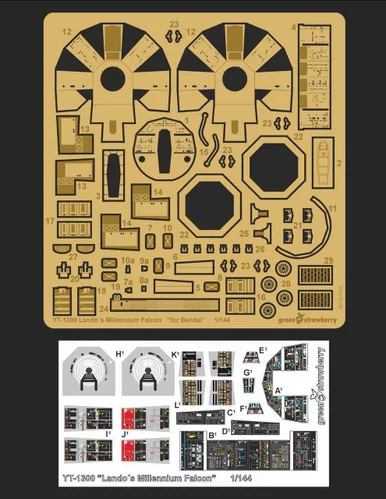 1/144 Green Strawberry YT-1300 Lando s Millennium Falcon Upgrade Set