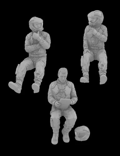 Green Strawberry Colonial pilots - Raptor Crew