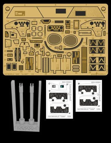 1/25 Green Strawberry Batmobile 1989 Upgrade Set