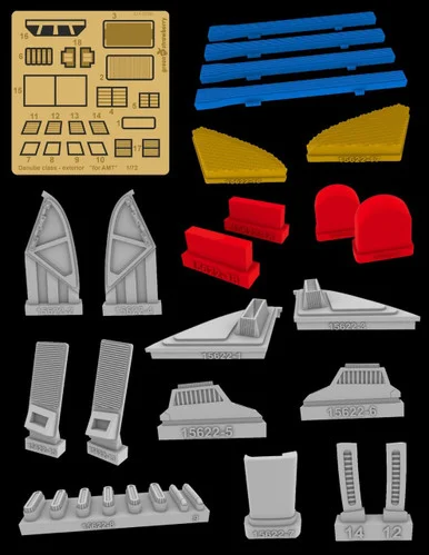1/72 Green Strawberry Danube class - exterior Upgrade Set