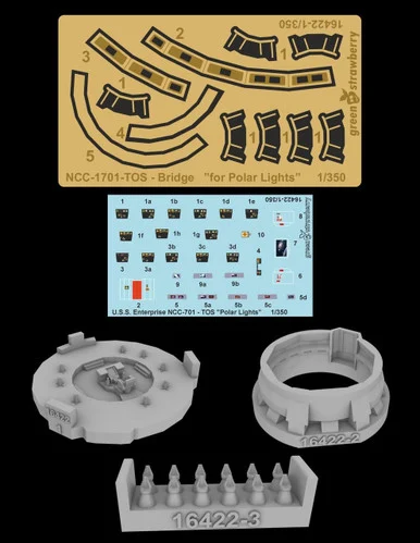 1/350 Green Strawberry NCC-1701-TOS - Bridge Upgrade Set