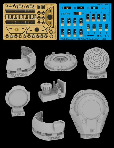 1/350 Green Strawberry NCC-1701-A - Bridge Upgrade Set