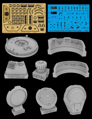 1/350 Green Strawberry NCC-1701-refit - Bridge Upgrade Set