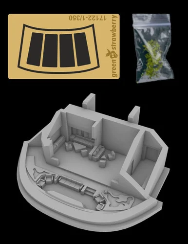 1/350 Green Strawberry USS Enterprise NCC-1701 Refit - Officers Lounge Upgrade Set