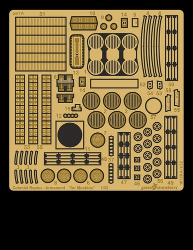 1/144 Green Strawberry Discovery XD-1 - exterrior Upgrade Set