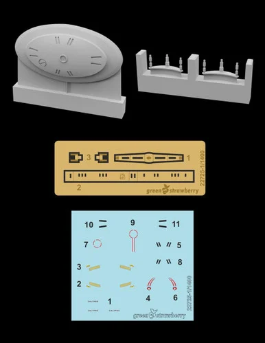1/1400 Green Strawberry U.S.S. Enterprise NCC-1701-D - captain yacht