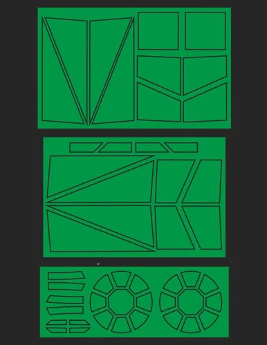 Green Strawberry Tie Interceptor Paint Mask